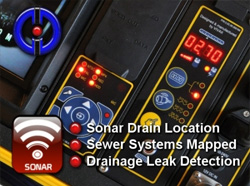 Sonar drain detection